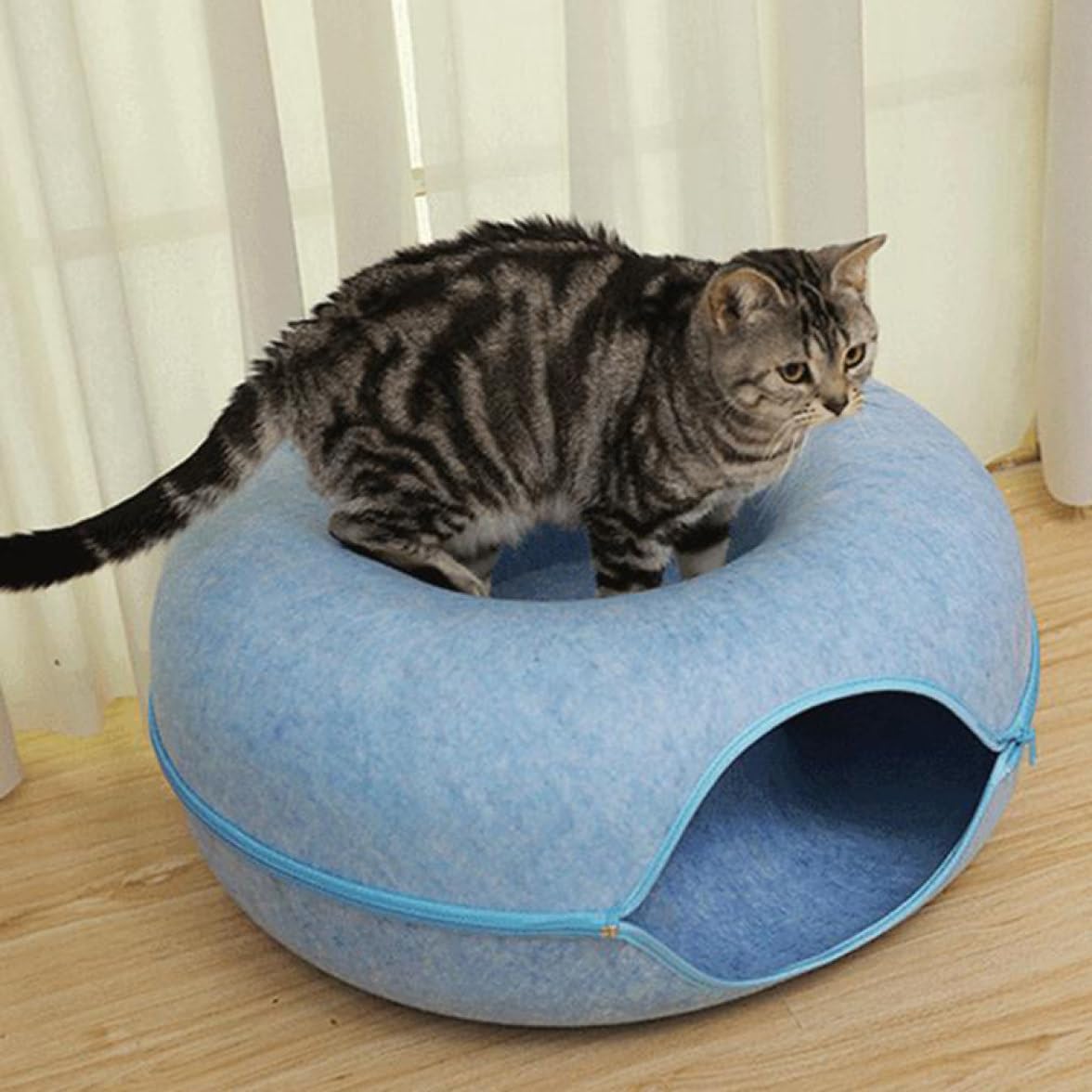 Amazon | [ADSNS] 犬用ベッド 猫用ベッド まるでマカロンぐるぐる