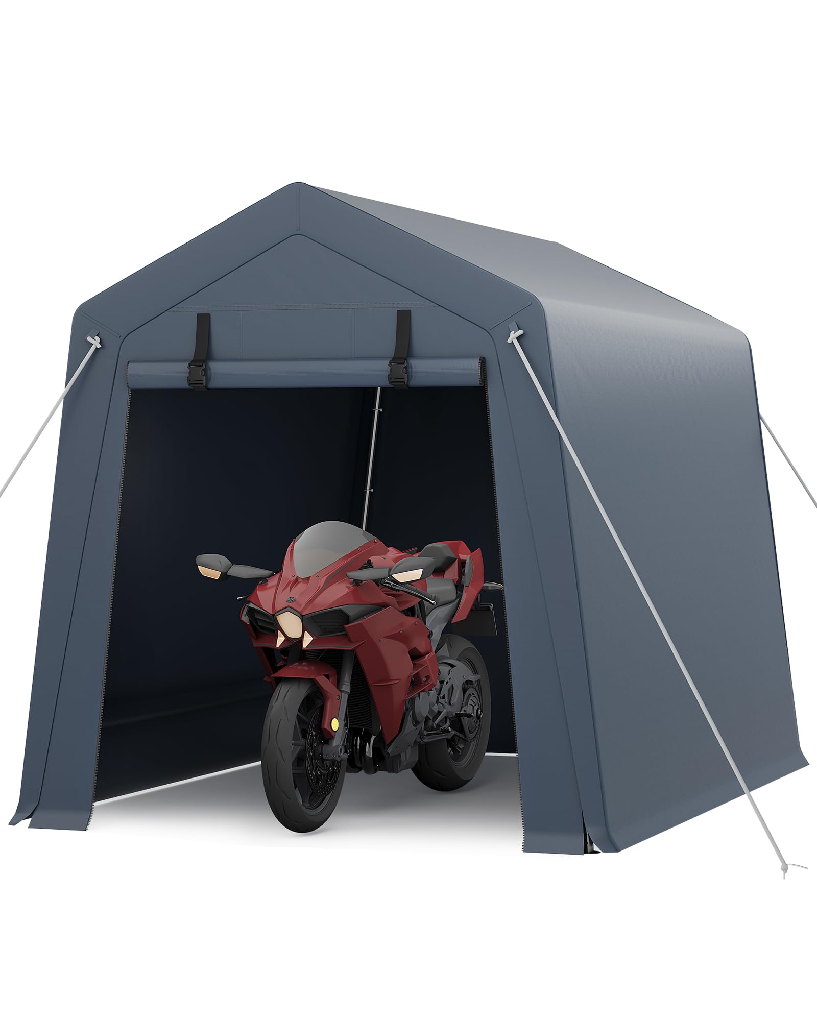 Photo 1 of GarveeLife Portable Storage Shed 6'x8' Gray
