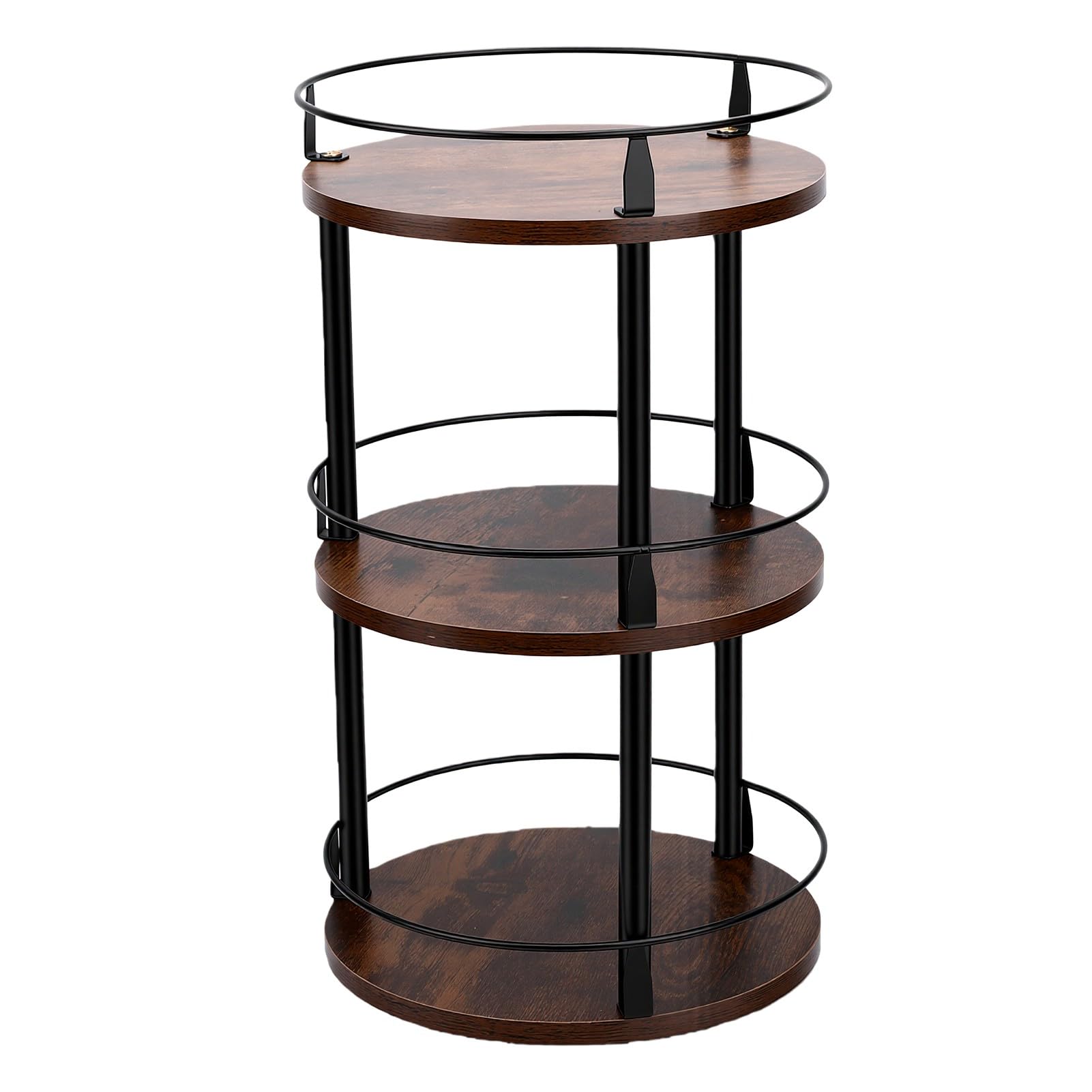 YUYTE Obrotowy Organizer do Przechowywania, 3-poziomowy Gramofon 360 Stopni