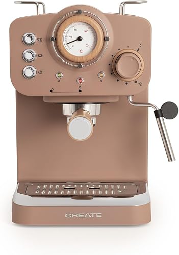 / THERA RETRO/Cafetière express semi-automatique moka mat CREATE