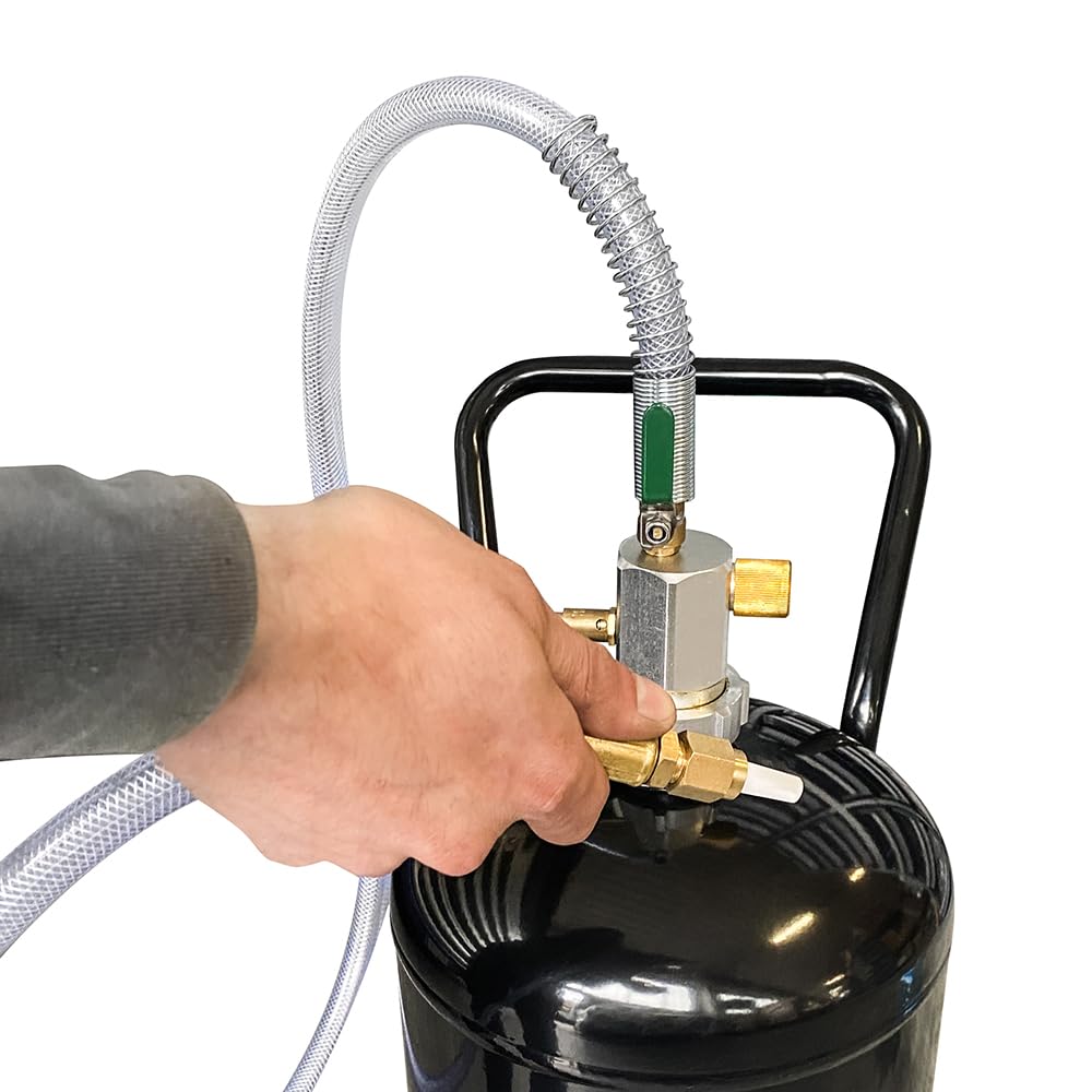 SOGI SPS-7 Sabbiatrice portatile a bicarbonato di sodio - 26.5 L (7 galloni) - 6.2 bar - uso esterno e interno (Sabbiatrice + 25 kg di bicarbonato di sodio)