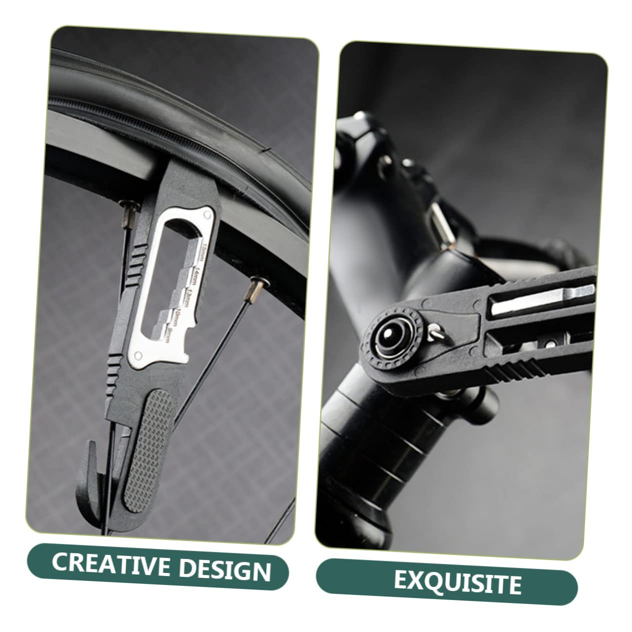 Sosoport Kit di Riparazione Strumento di Riparazione dei Pneumatici Leva per Pneumatici per Bici Strumento per La Riparazione della Bicicletta Cucchiaio per Pneumatici Nero Ferro da Stiro