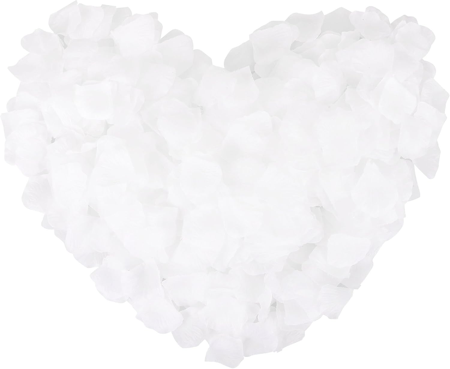 YoungLove 1000 Pieces White Rose Petals White Rose PetalsArtificial Fake Rose Petals