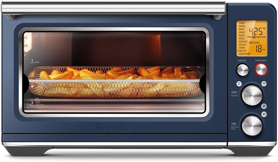 the Smart Oven® BOV860DBL Air Fryer, Convection Hob, Air Fryer Toaster, Damson Blue