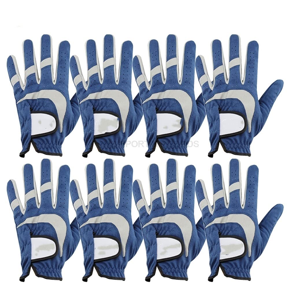Guante Golf,Guante De Golf 10 PCS Guantes de Golf para Hombres Tela Suave Suave Transpirable Guante de Golf de la Mano Izquierda