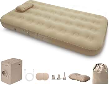 Amazon.co.jp: エアーベッド 電動ポンプ内蔵 電動エアーベッド