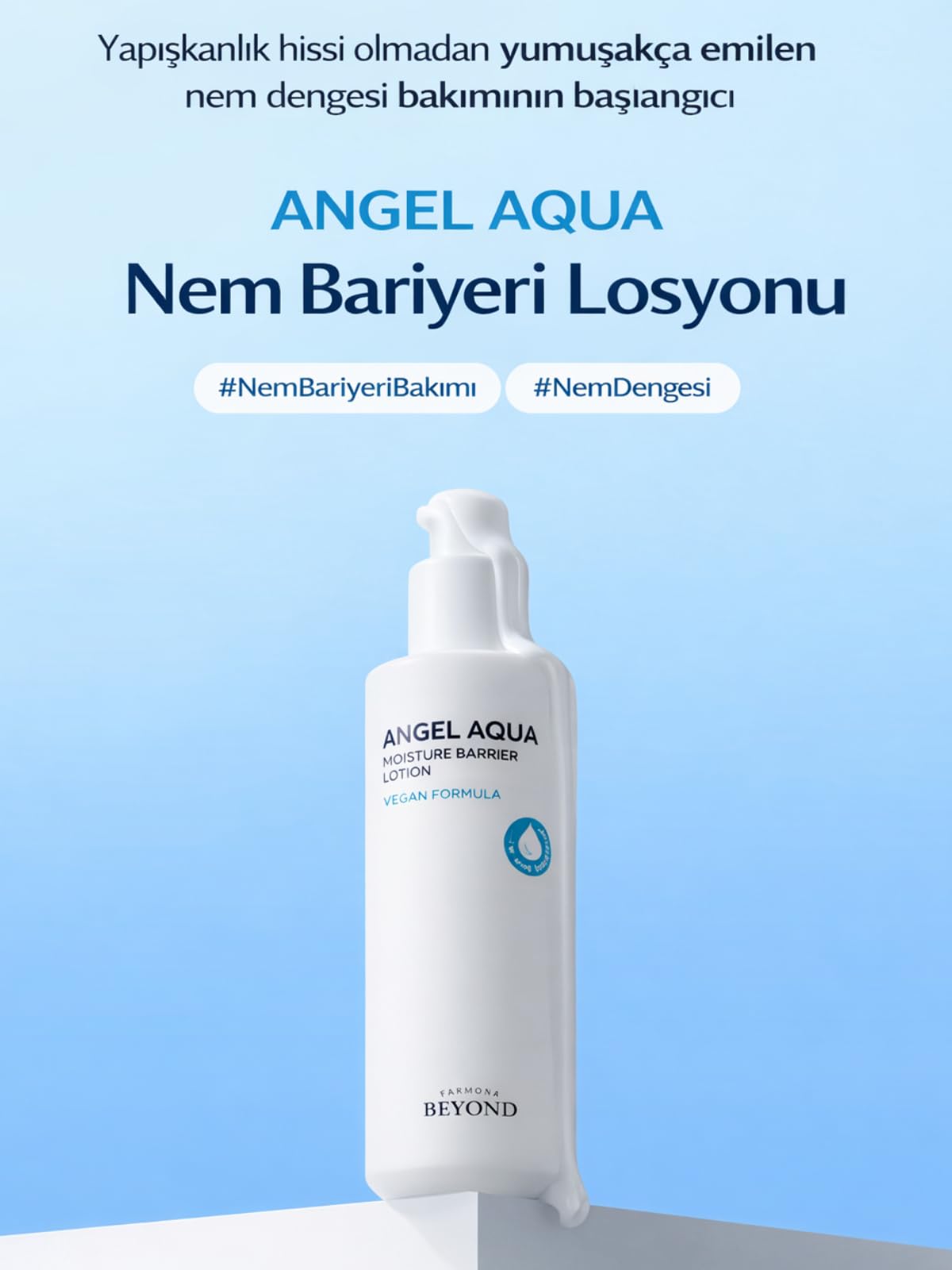 PASSION & BEYOND Angel Aqua Moisture Barrier Lotion Bariyer Onarıcı Losyon Seramid Hyaluronik Asit Nemlendirici 200 ml