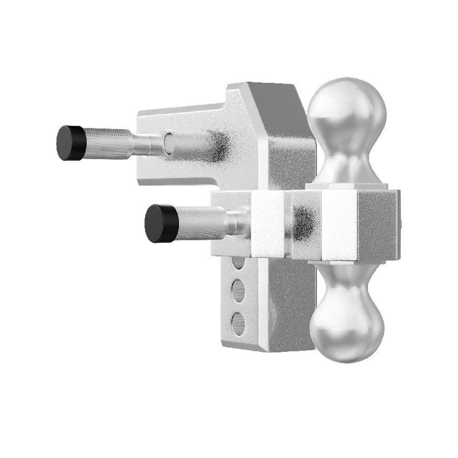 Enganche de remolque ajustable for receptor 2 pulgadas, enganche bola caída 4, capacidad 12500 libras for las necesidades más comunes Para uso de bricolaje(4inch)