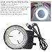 Microscopes Equipment Industrial Digital Video Microscope Camera Zoom 130X C-Mount Lens(B Stand Lens LED)
