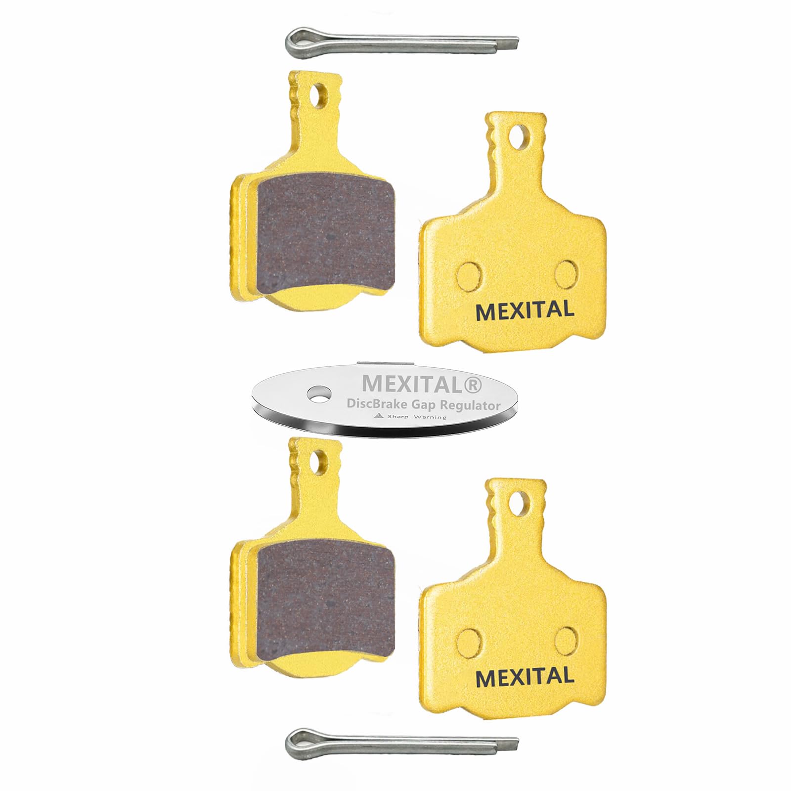 MEXITAL 2 Paires De Plaquettes De Frein Pour Vélo à Disque – Compatibles MAGURA MT2 MT4 MT6 MT8, Kevlar Et Céramique