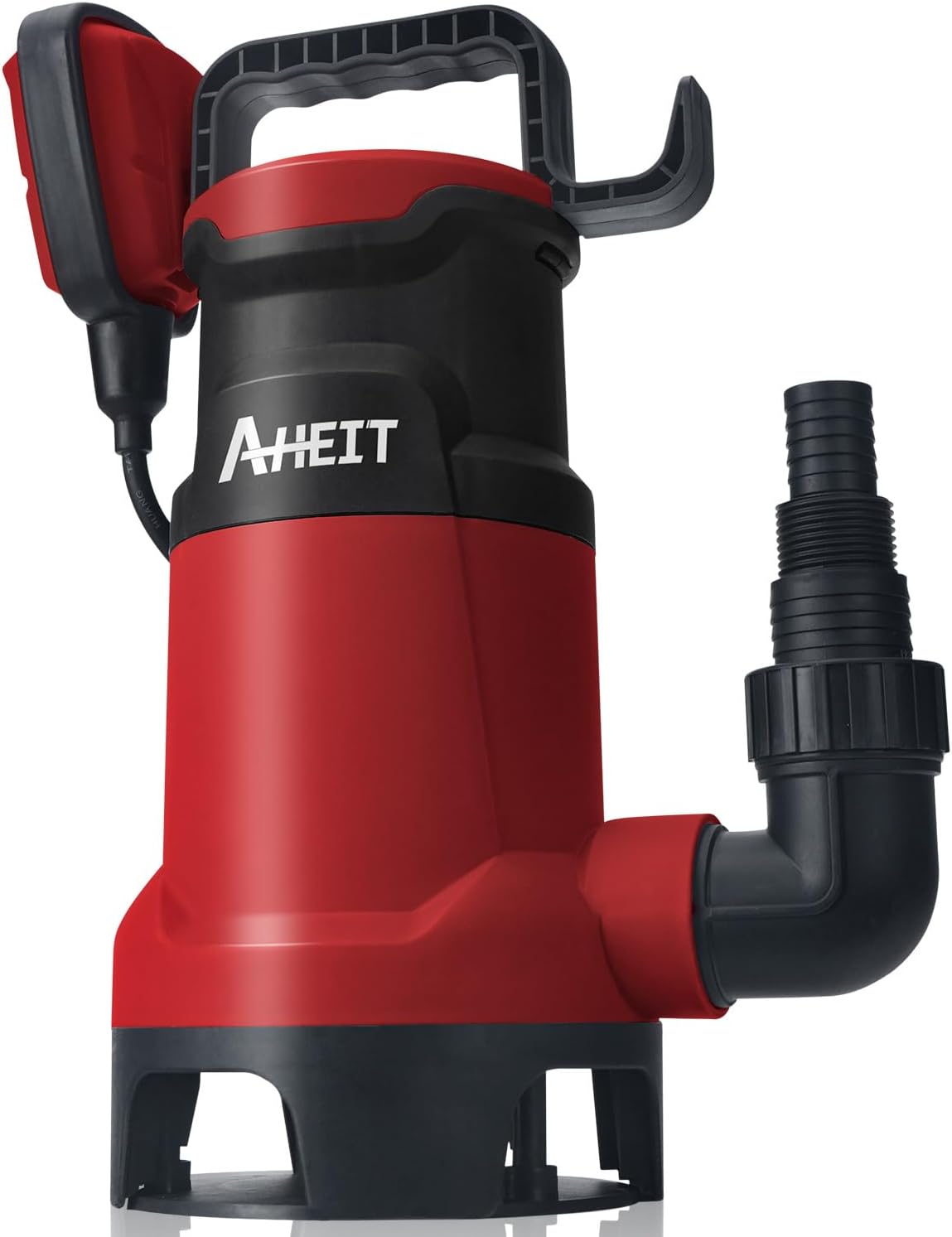 Bomba sumergible de utilidad de 34 HP con interruptor flotante atado de alto flujo máximo 4000 GPH soporte de cable de alimentación de 16 pies,