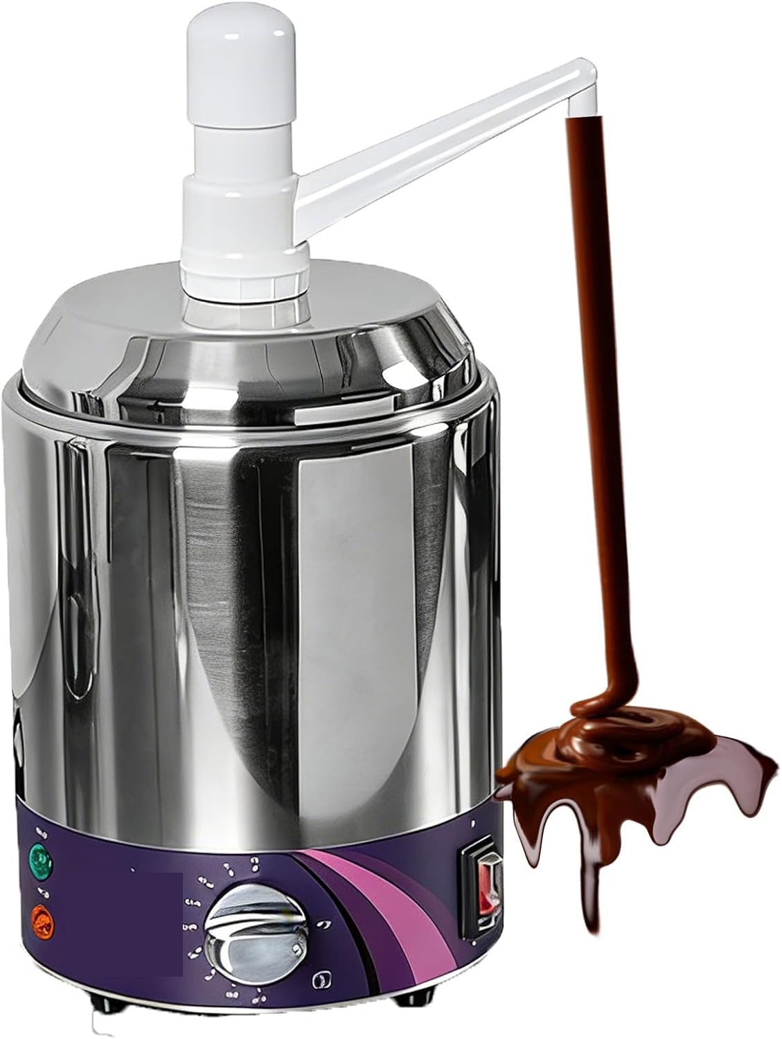 Dispensador de queso caliente con temperatura ajustable y dosificador de 600W