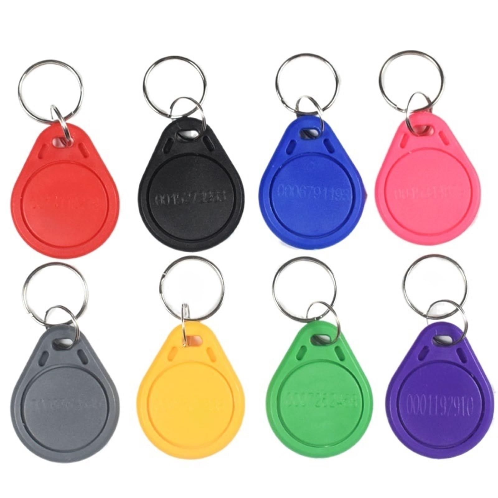 Identyfikator RFID klucza Brelok do kontroli dostępu RFID EM4100 TK4100 125 kHz ID 40 x 32 x 4 mm Opakowanie 1000 sztuk