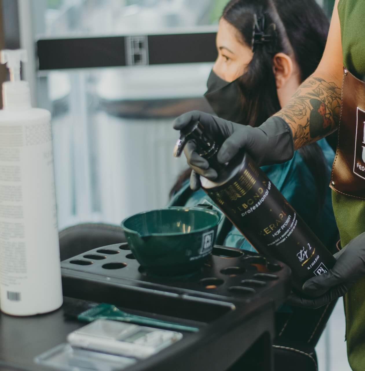 PIUR Rebond Professionelle Behandlung Keraplex Haarprotein Keratin Formel Formaldehydfrei 1L Schritt 2