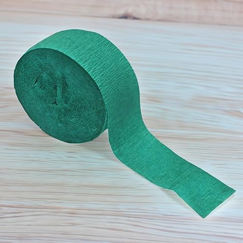 Vista 34 de Rollo de papel crepé azul caribeño, 81 pies (1 unidad), ideal para impresionantes manualidades, decoración de fiestas y más Azul bebé