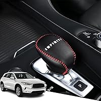 Vista 27 de Great-luck Funda Protectora de Perilla de Palanca de Cambios Automática de Cuero Genuino con Moldura, Accesorios Interiores Personalizados