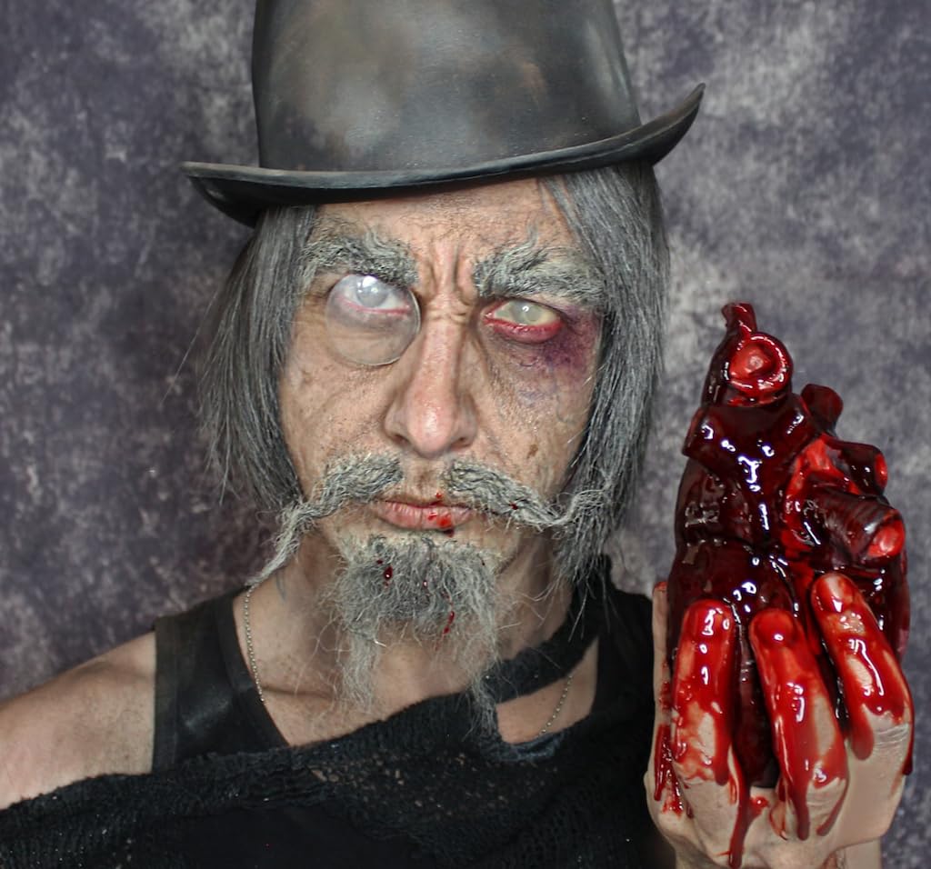 Soczewka kontaktowa twardowkowa - Flesh Zombie - 1 para 2 soczewek - Do uzytku przez 1 rok - Bez mocy - COSPLAY - HALLOWEEN