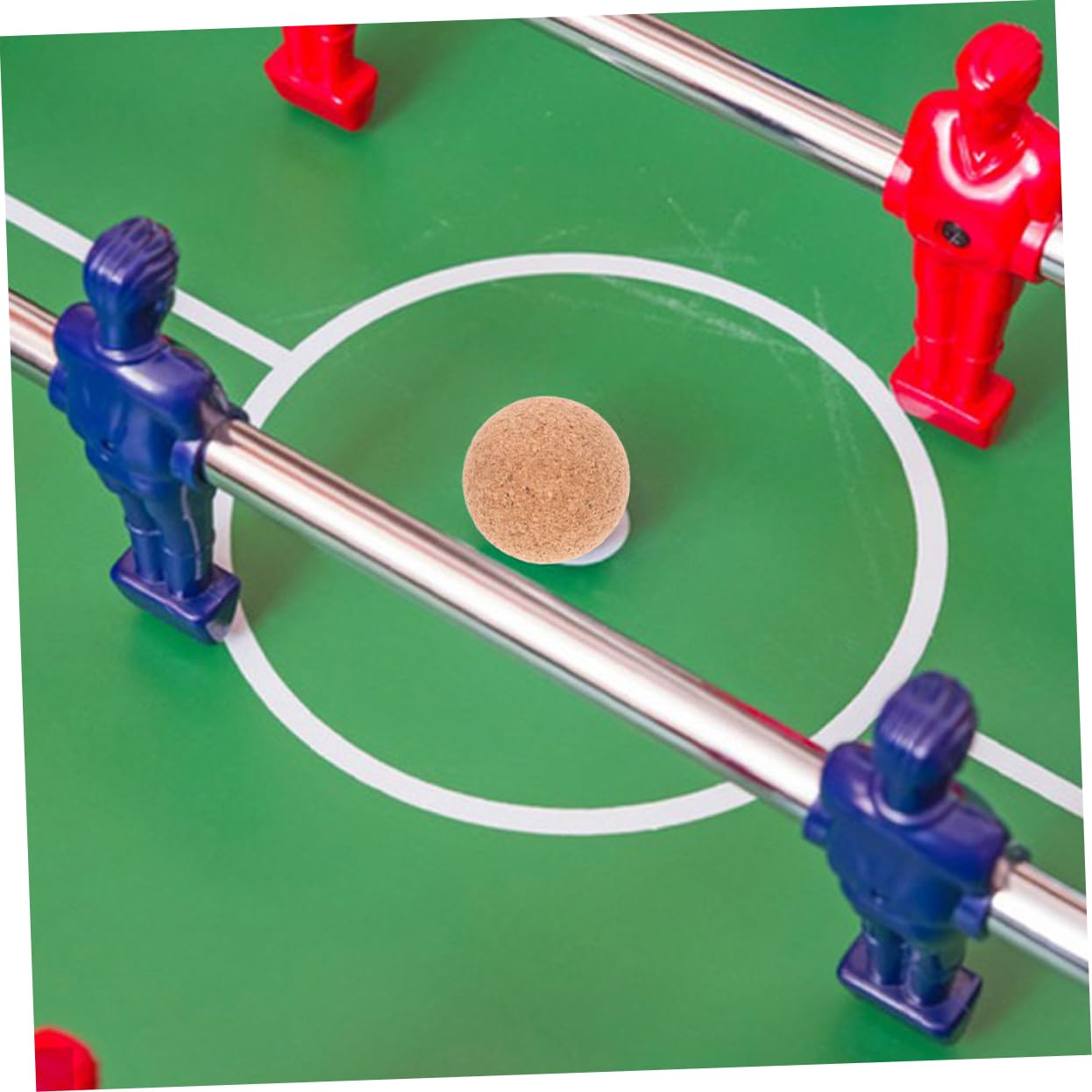 Alasum 25piezas Balones De Foosball De Madera De Corcho para Mesa Accesorios De Futbolín y Portátiles