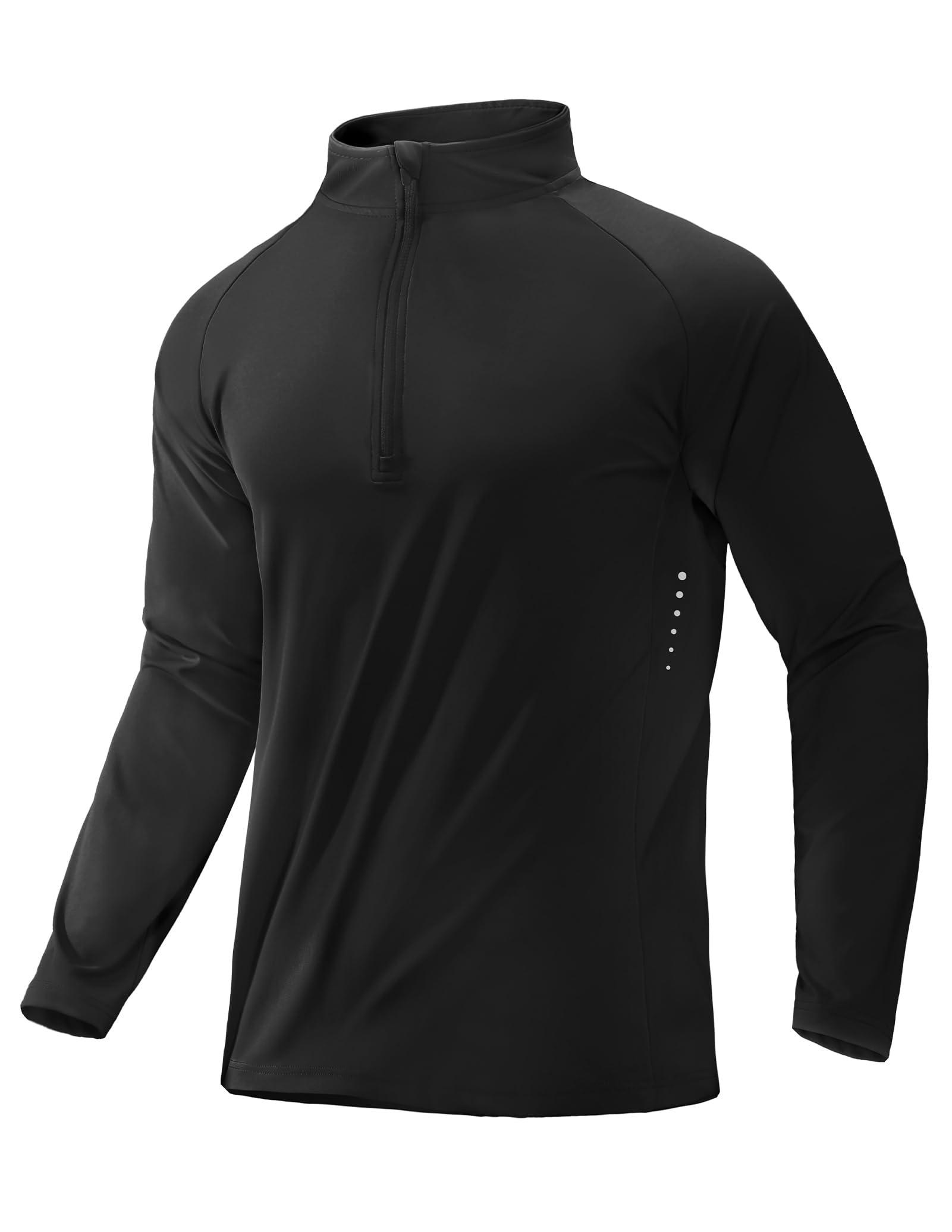 mier Dry Fit Quarter Zip Pullover for Men, Long Sleeve 1/4 Zip Lightweight Golf Athletic Fishing Shirts (Sun Protection)-picture-25