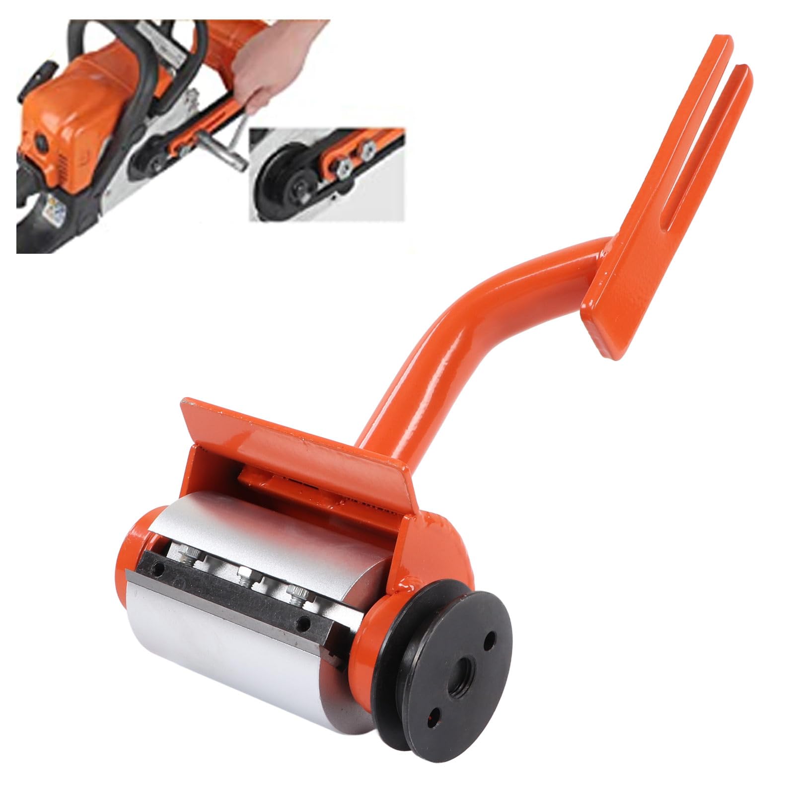 Accessorio per Scortecciare Motosega, Strumento per Scortecciare Pelatronchi a 6 Lame |Formatura Integrata Pressofusa, Saldatura |Pialla per Legno Multifunzionale per Rimuovere