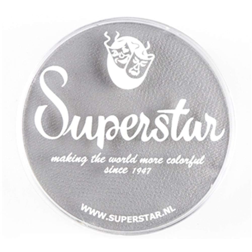 Superstar Face Paint - Light Grey 071, Hypoallergenic, Gluten Free & Cruelty Free - Child Friendly, Great for Fairs, Carnivals, Party & Halloween