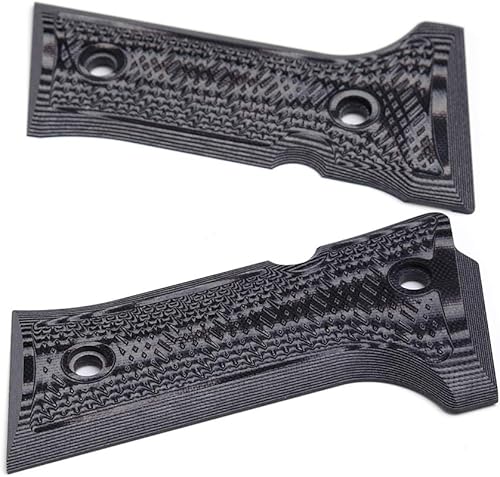 Miniatura 3 de Cool Hand Empuñaduras G10 para Beretta Vertec, M9A3, 92X Centurion, tornillos negros personalizados incluidos, textura inclinada táctica agresiva,