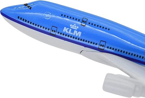 Miniatura 6 de TANG DYNASTYTM 1400 63in B747-400 KLM modelo de avión de avión de metal modelo avión