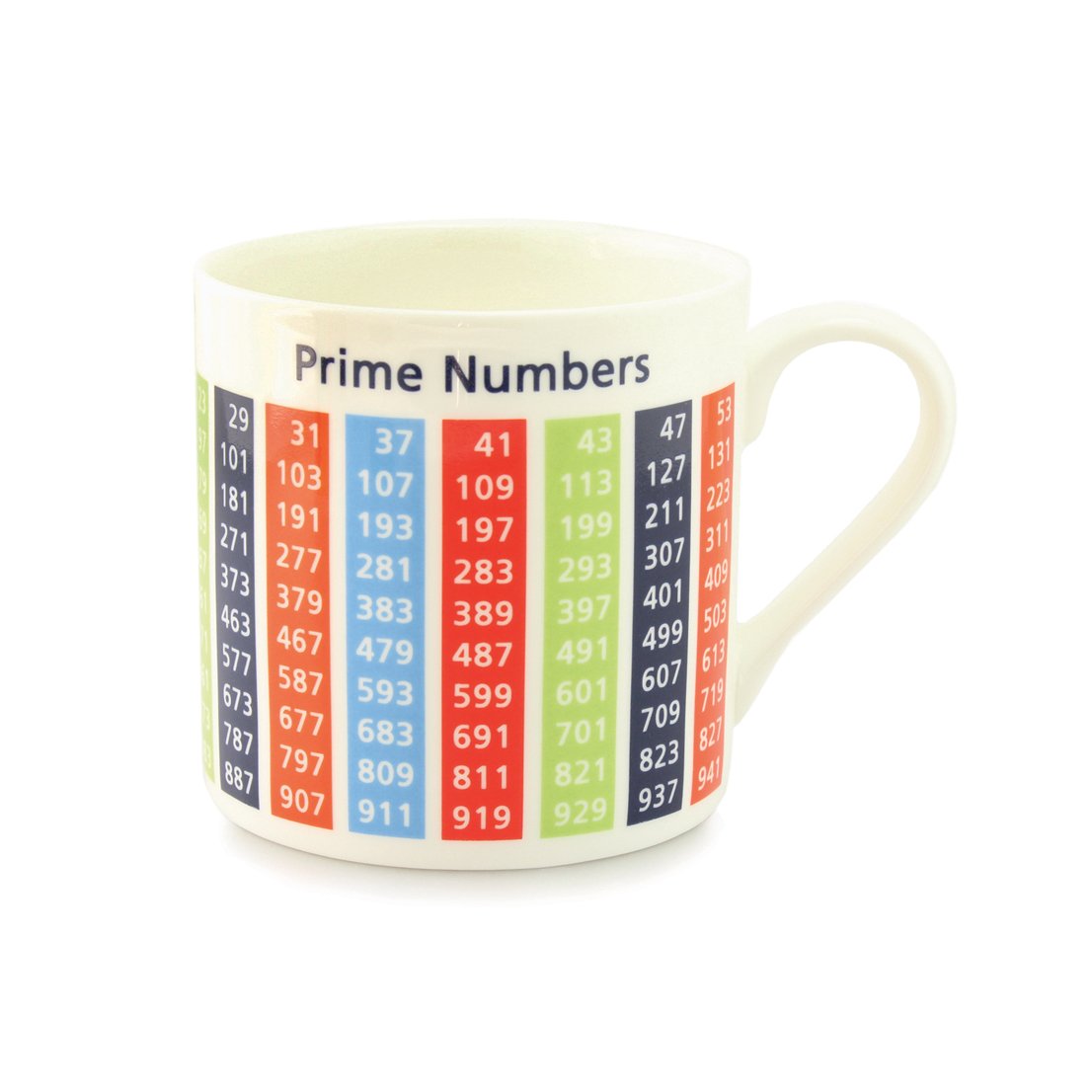 Mclaggan Smith Prime Numbers, Fine Bone China Mug