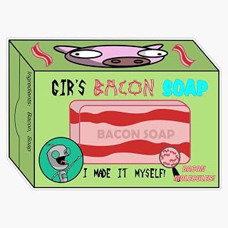 Magnet Gir's Bacon Soap Magnetic Vinyl Sticker 5"