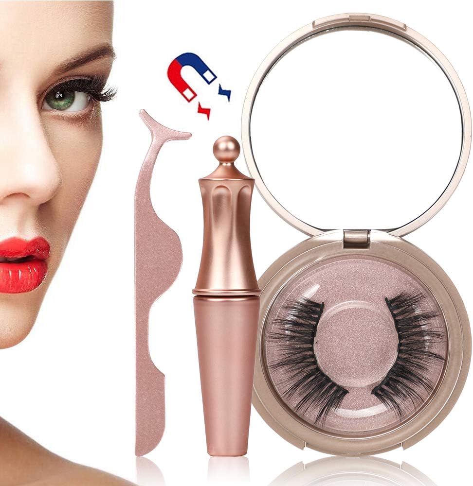 Magnetic Eyelashes Magnetic Eyeliner Kit Waterproof Long Lasting Eyeliner False Eyelashes Magnetic Eyeliner For Use With Magnetic False Eyelashes