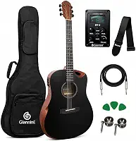 Kit Violão Eletroacústico Giannini Gdh-ceq-sbk Capa