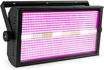 BeamZ BS960 Dual Pack: High-Power Strobe Light, RGBW LED Wash Light & Stage Blinder, 960 LED Count, 16 Controllable Segments, Full DMX Compatibility for Live Shows & Nightclub Settings [Energy Class A]
