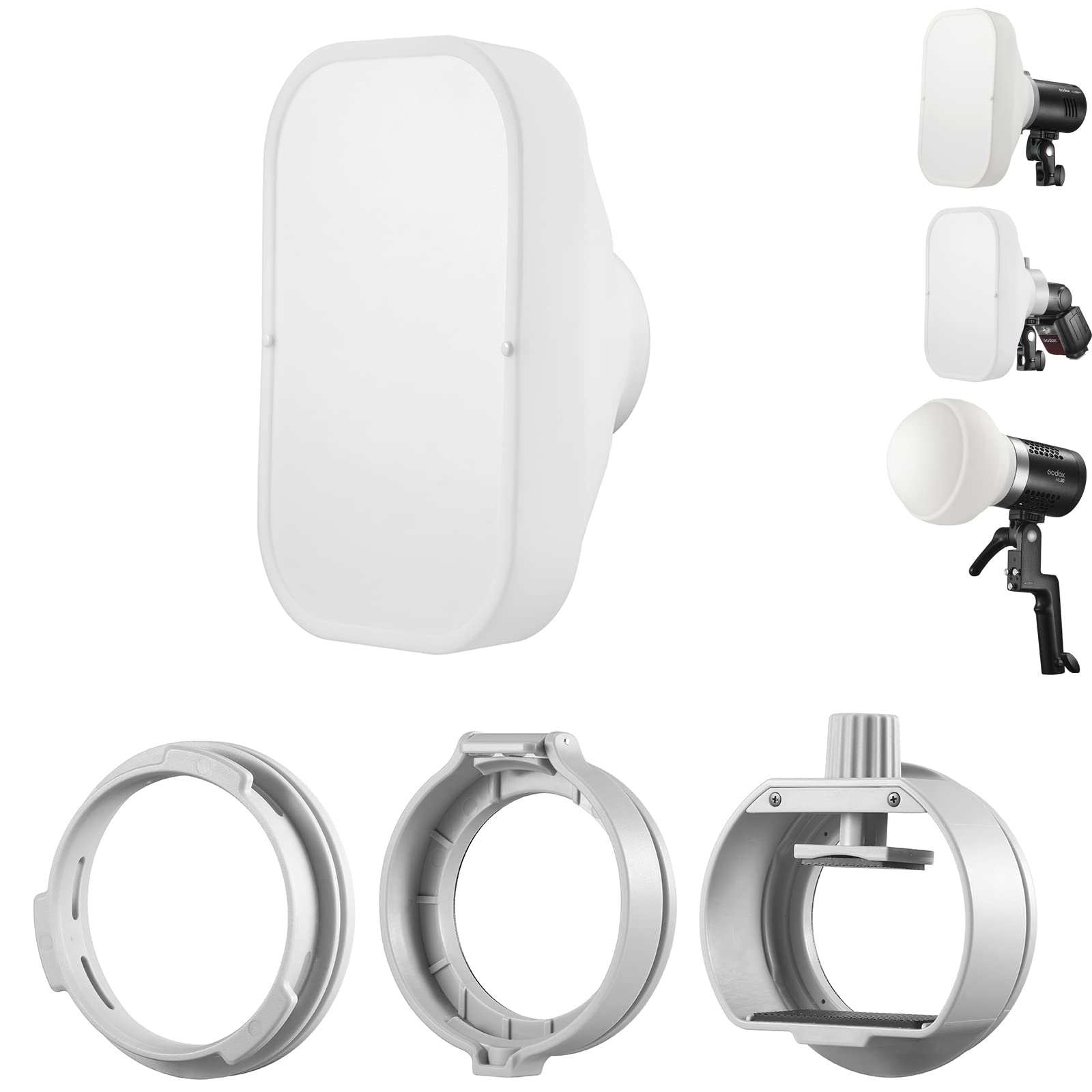 【デュフューザーセット】GODOX ml60 Amazon.com : GODOX ML-CS1625 Softbox Diffusion Dome Kit with