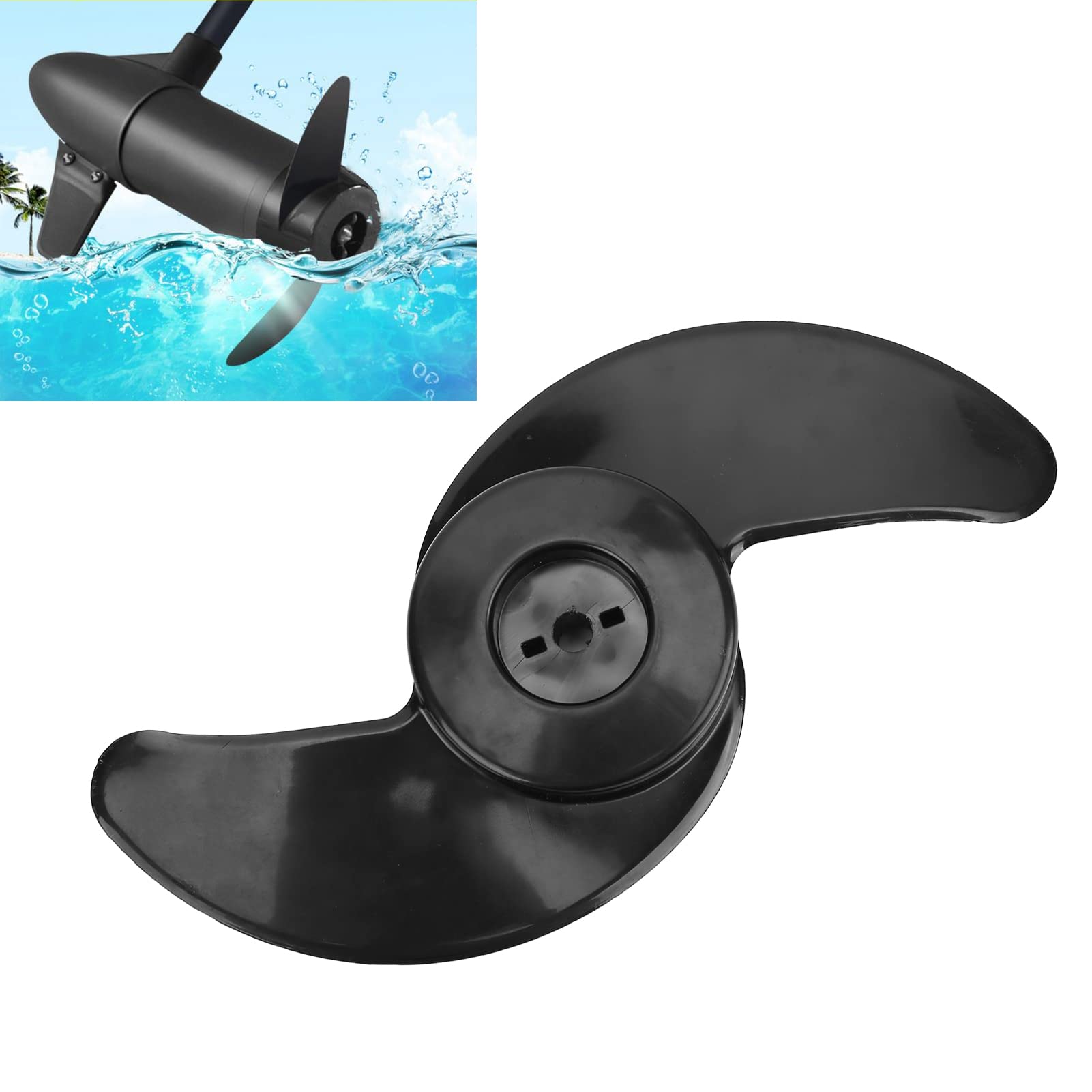 Elica Per Motore Fuoribordo Elettrico Tissting - 2 Pale In Plastica, Per Motori 12V/24V Da 50lb A 88lb - Foto 12