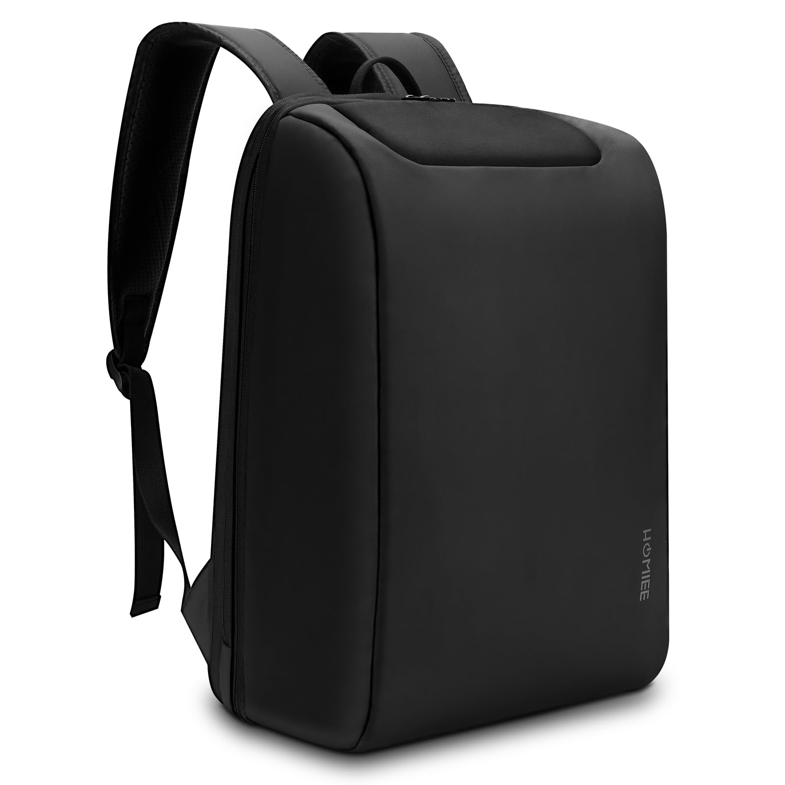 HOMIEE Zaino Antifurto Impermeabile Zaini Uomo Espandibile Zaino Porta PC per Computer 15.6 Pollici con Caricatore USB Zaini Lavoro Uomo Donna Viaggi Ufficio Anti Ladro
