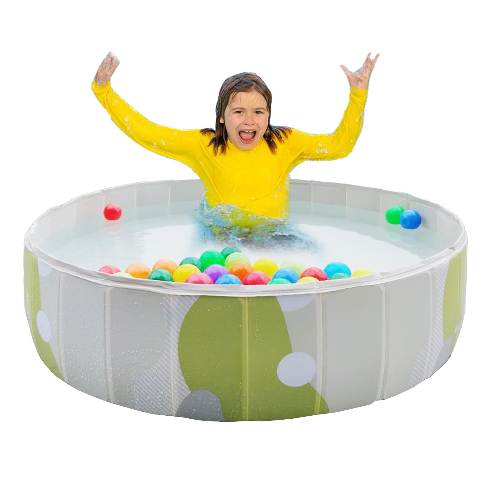 Piscine Pliable Animaux étanche rétractable Portable Installation Rangement | Grande Piscine Portable De Jardin Cour Patio Pelouse Loisirs