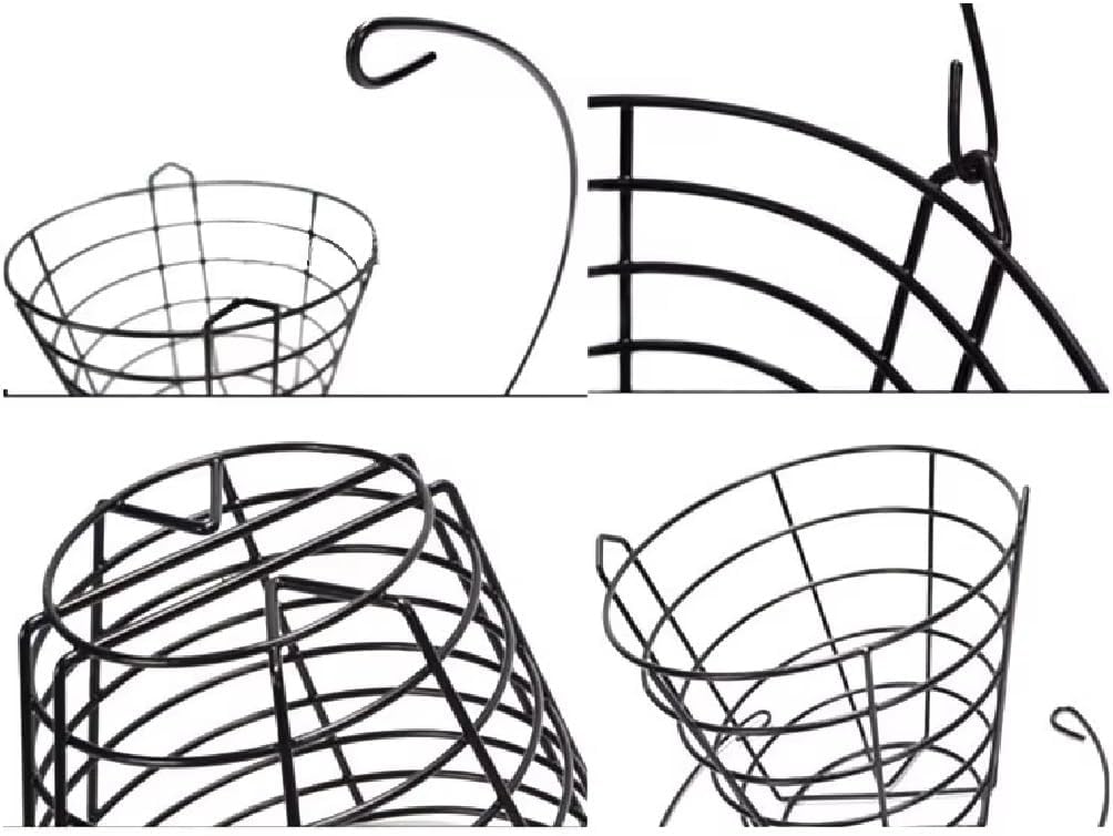 Metal Range Golf Ball Baskets with Handle, Golf Ball Storage Bucket, Holds 100 Golf Balls (Golf Balls Not Included)