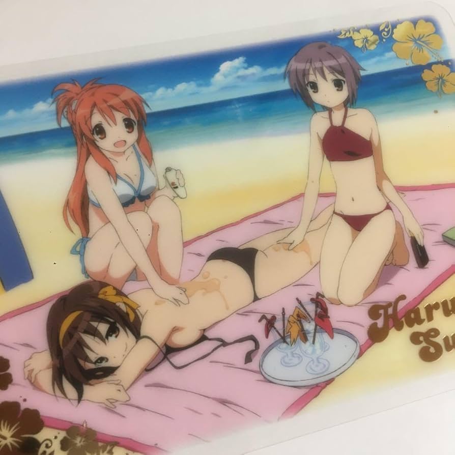 レア】涼宮ハルヒの憂鬱 フィルムブックマーク エンドレスエイト 水着