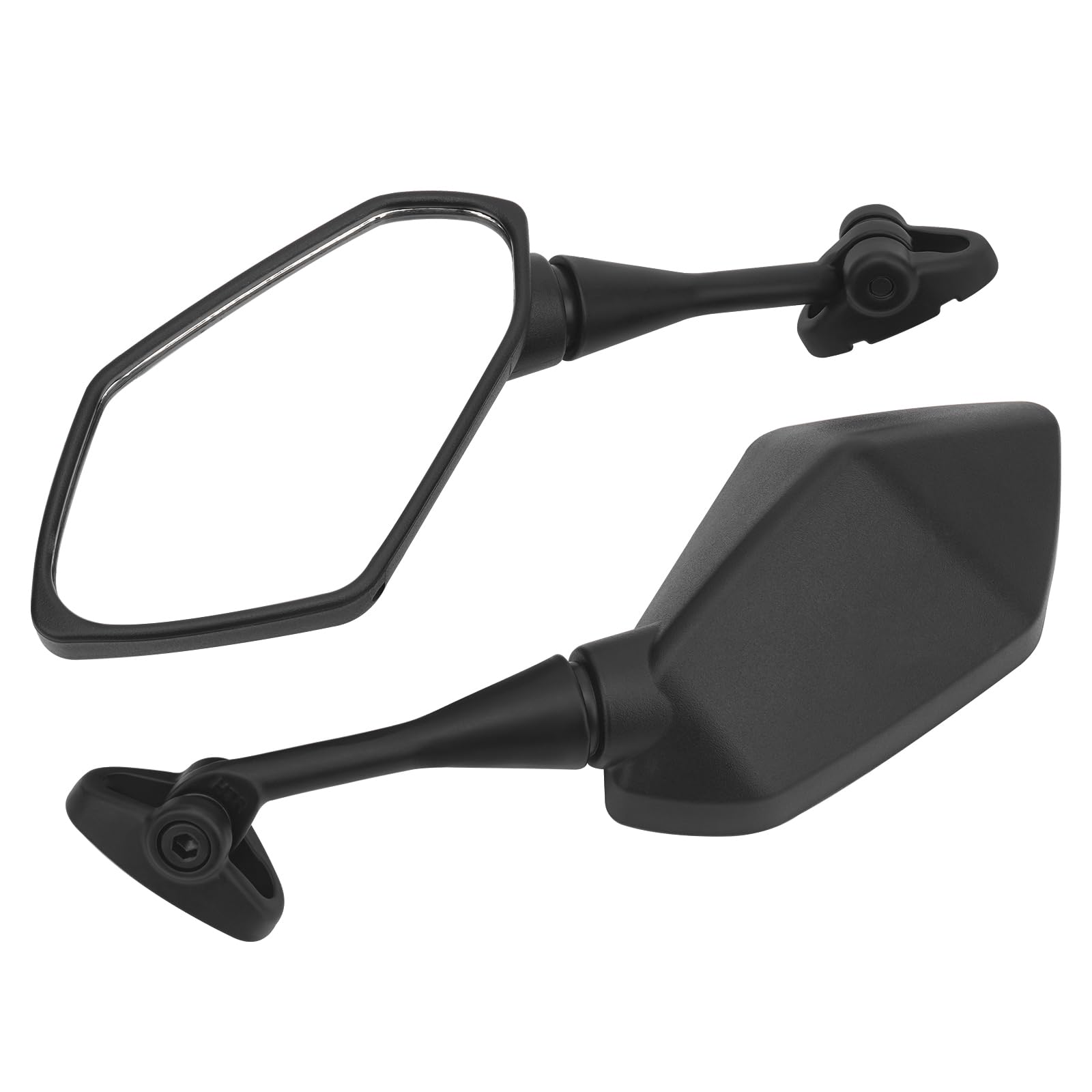 Road Passion Rétroviseurs Moto - Ensemble de Deux Rétroviseurs Avec Filetage de Boulon Compatible pour HONDA CBR900 CBR919 CBR929 CBR954 1998-2003 HYOSUNG GT125R GT250R GT650R GT650S