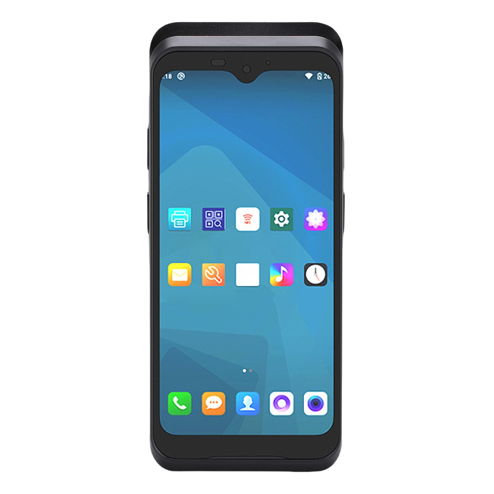 Jeffergarden Terminale POS Portatile, Touch Screen HD da 6,2 Pollici con Stampante Termica Ad Alta velocità e Scanner di Codici a Barre, per Ristoranti e Negozi Al Dettaglio