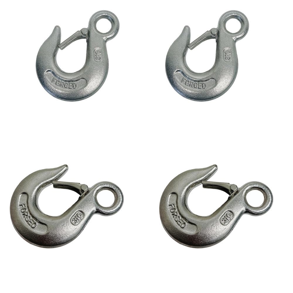 4 Pc Marine Boat Drop Forged Stainless Steel 5/16