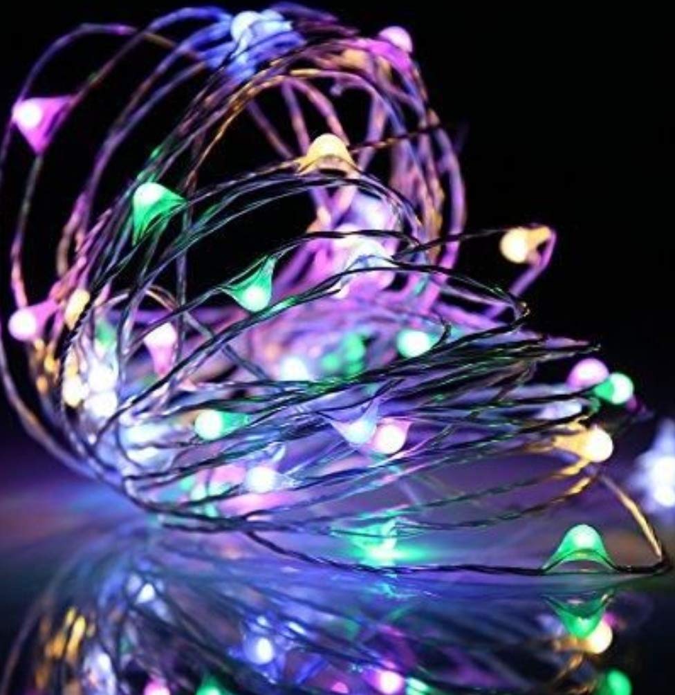 Tu Casa DW-424 - LED Copper Wire String Light Battery Powered - 5 Mtrs - Multi