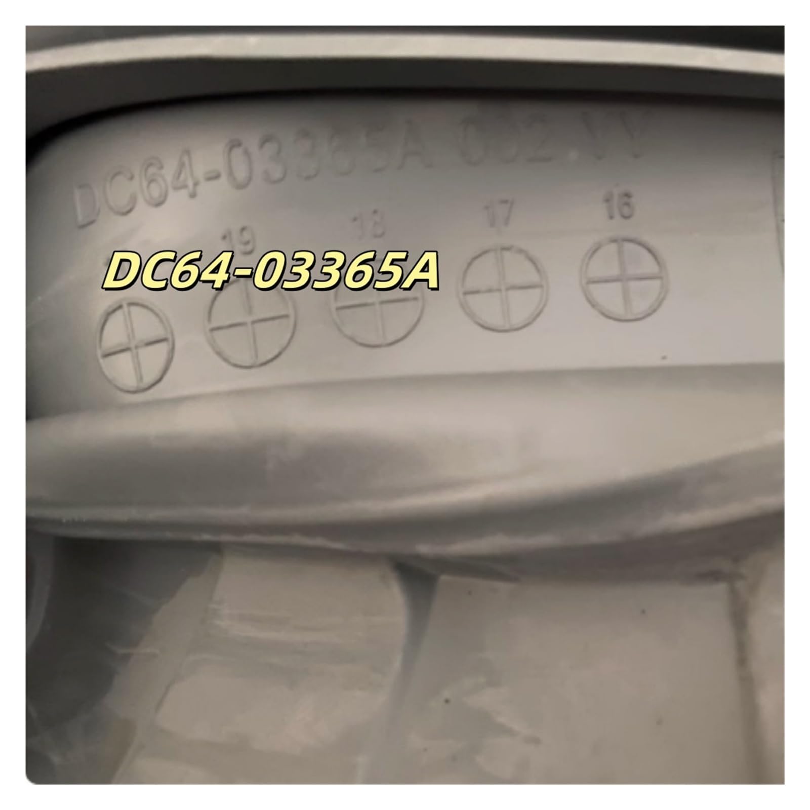 Anello di tenuta for porta serie DC64 for parti di ricambio for lavatrice(DC64-03365A)