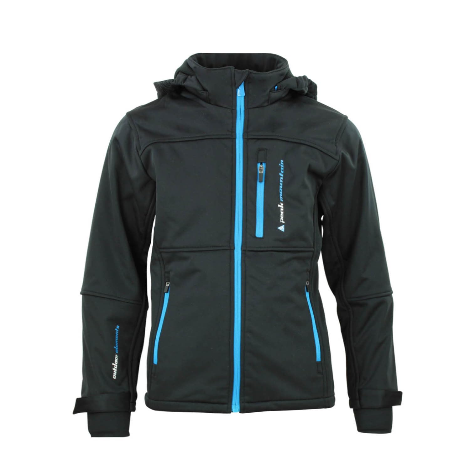 Blouson softshell garçon ECANNE Peak Mountain pour activités extérieures - 5