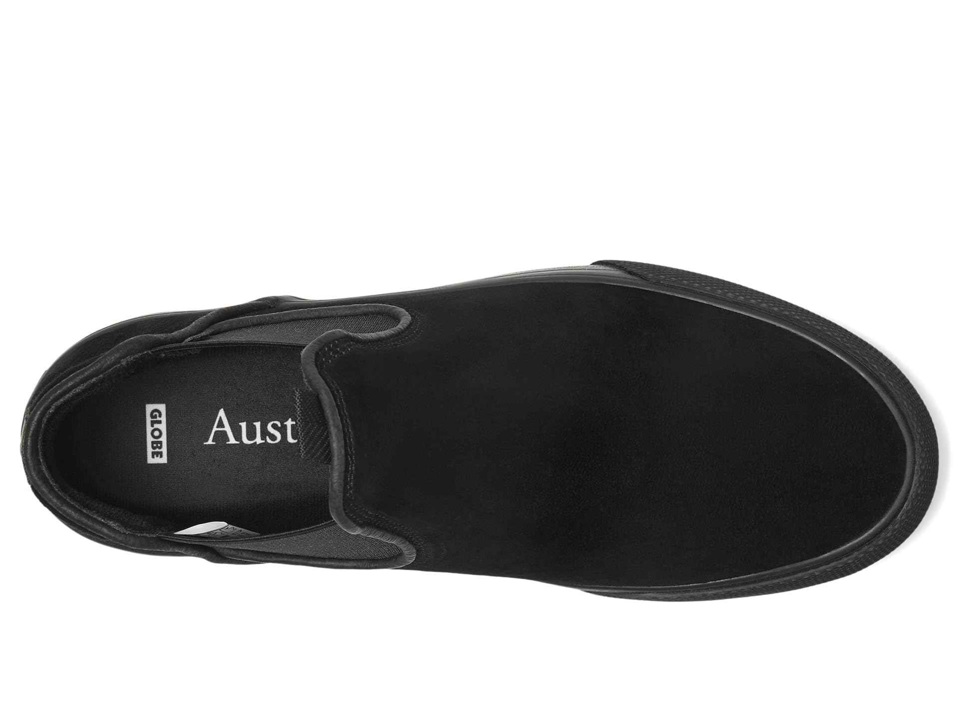 Globe Men's Dover Skate Shoe, Black Suede/Gillette, 13