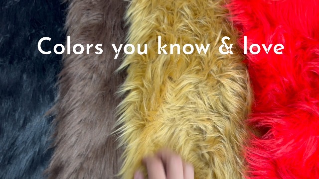 Amazon.com: Faux Fake Fur Long Pile Luxury Shaggy/Craft, Sewing