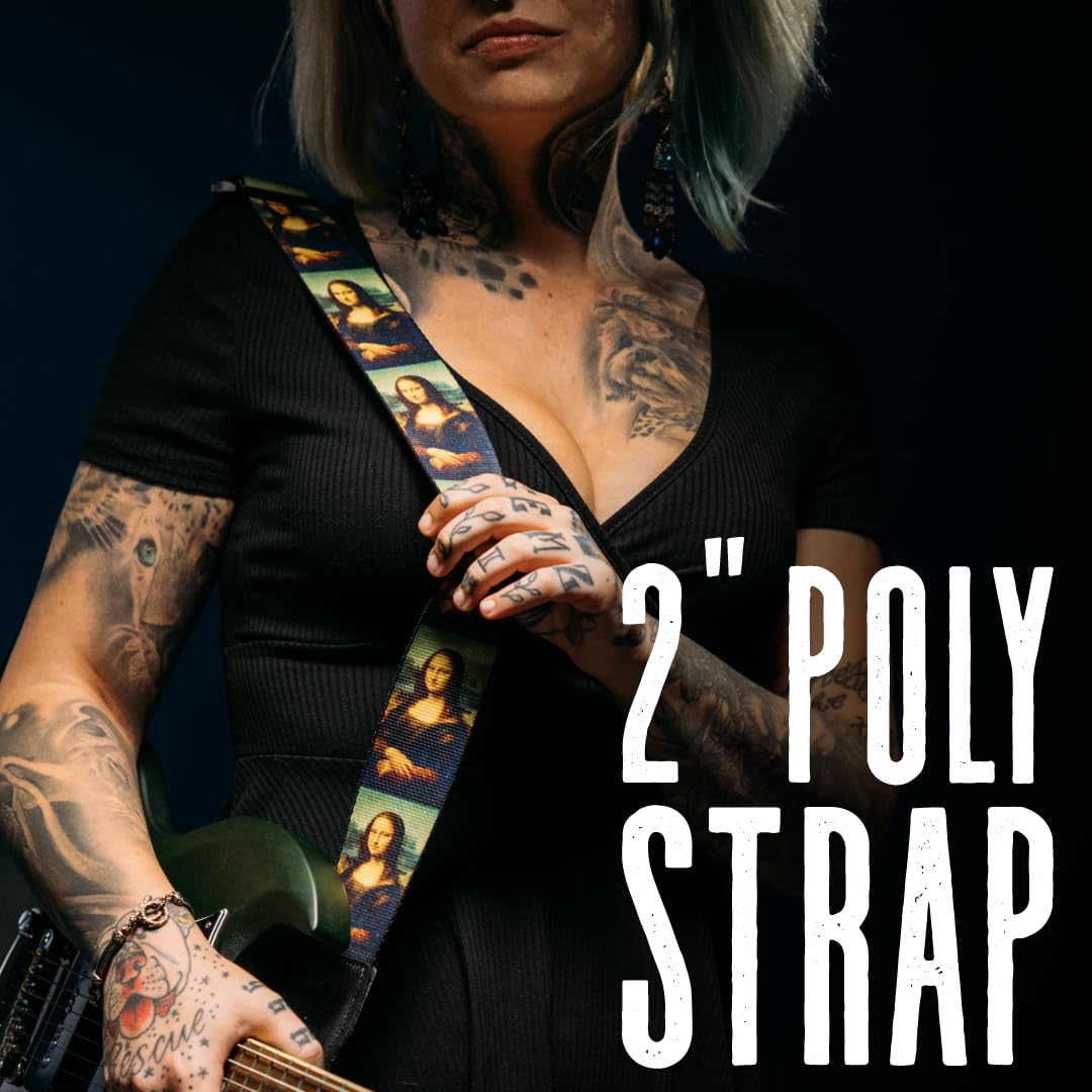 Levy's Leathers Masterpiece Series 2" Polyester Guitar Strap with Tri-Glide Adjustment, Starry Night (MP2MSP-001) - Image 4