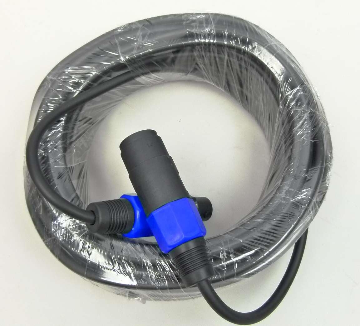 Paccs 1 x 15 m Verlängerungskabel Lautsprecherkabel, Speakon Stecker 4 pol, PA Boxenkabel 2 x 1.5mm² Verlängerung