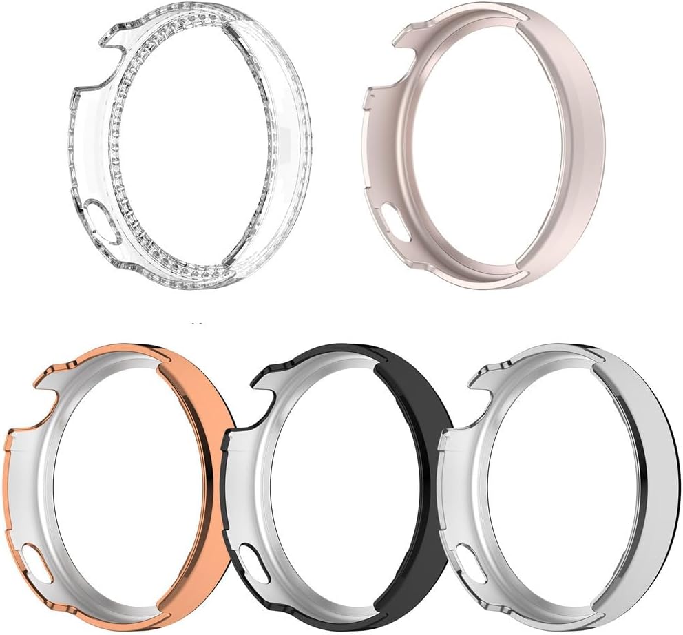 Diamond Case Compatible with Huawei Watch GT5/GT4 41mm, Glitter Hard PC Bumper Cases, Shockproof Bling Protective Cover for Huawei Watch GT5 41MM【Case Only, No Tempered Film on Screen】