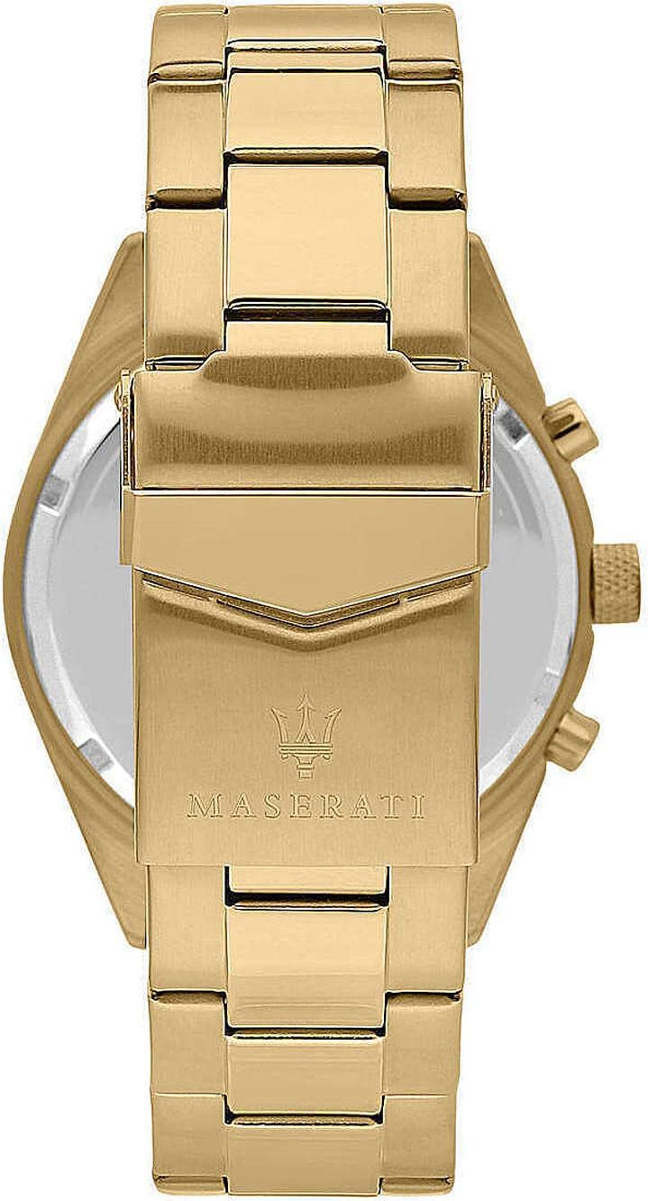 Maserati Reloj Hombre, Colección COMPETIZIONE, Cuarzo, Multifonción, en Acero, PVD Oro - R8853100026
